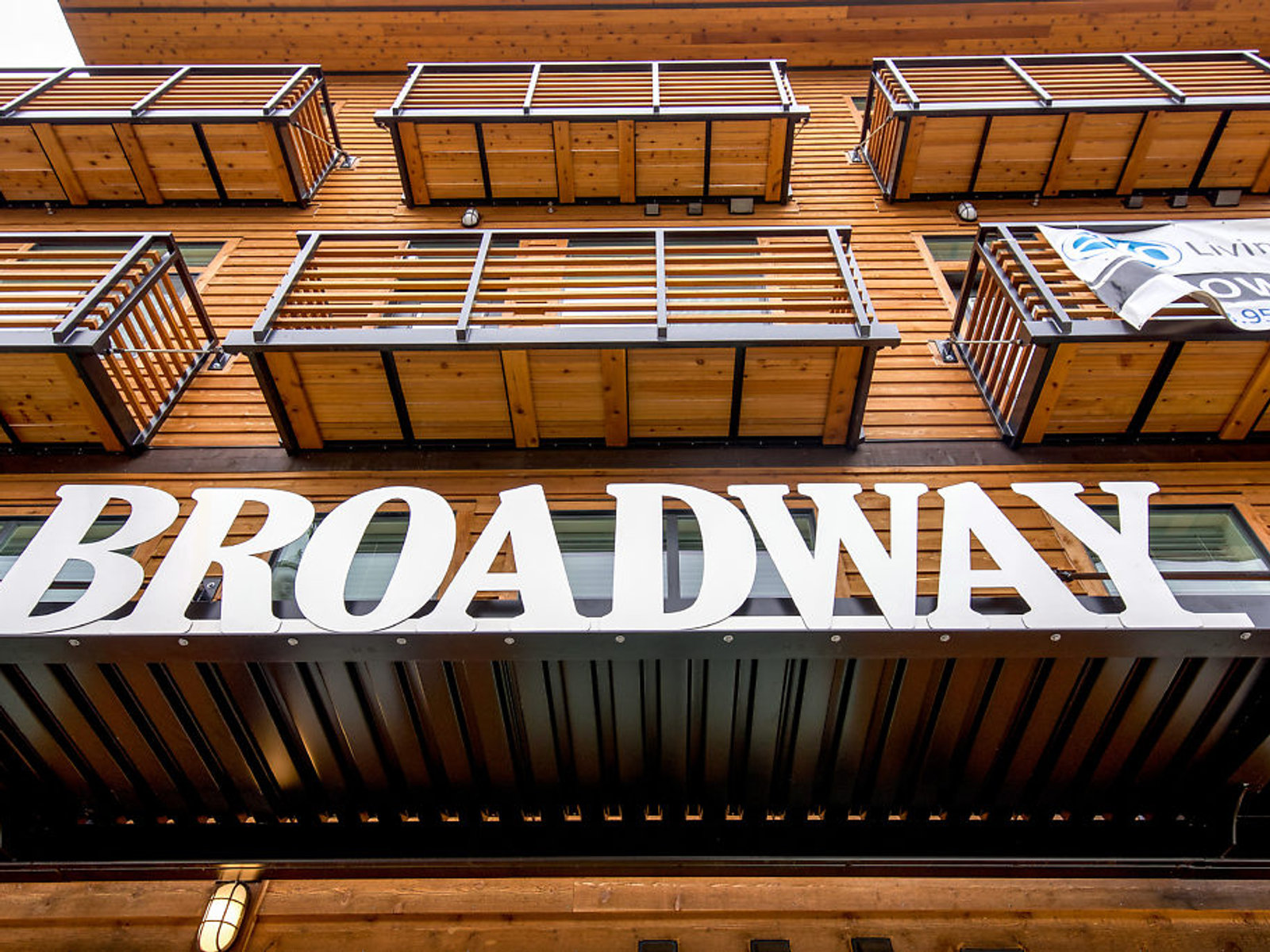 Broadway apartment complex painting