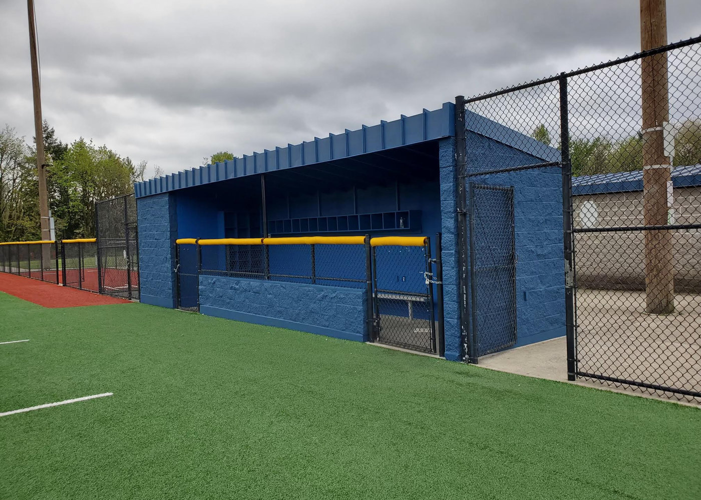 Softball field painting Lake Oswego